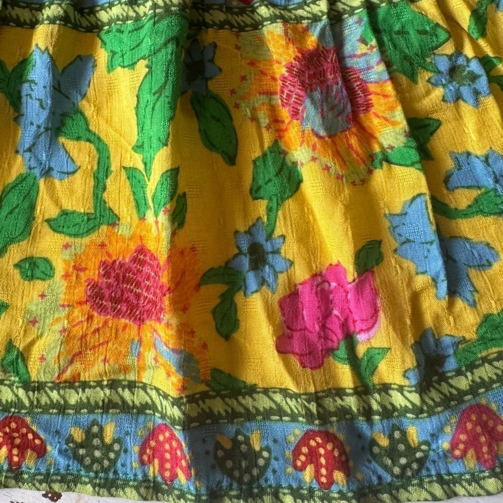Cynthia Rowley Green Tropical Tiered
Maxi Skirt Women's XS Coastal
Resortwear - Picture 7 of 14